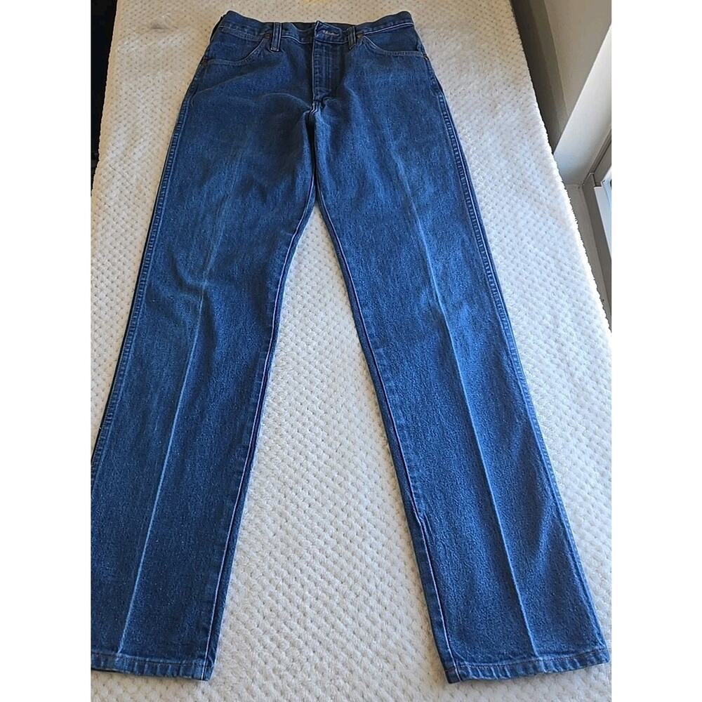Vintage USA Made Wrangler 13MWZ Cowboy Cut Jeans Mens 30x34 Western